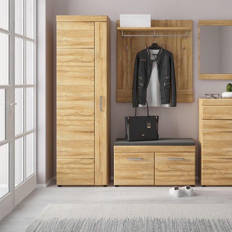 Cortina Oak Tall cupboard (LH) 