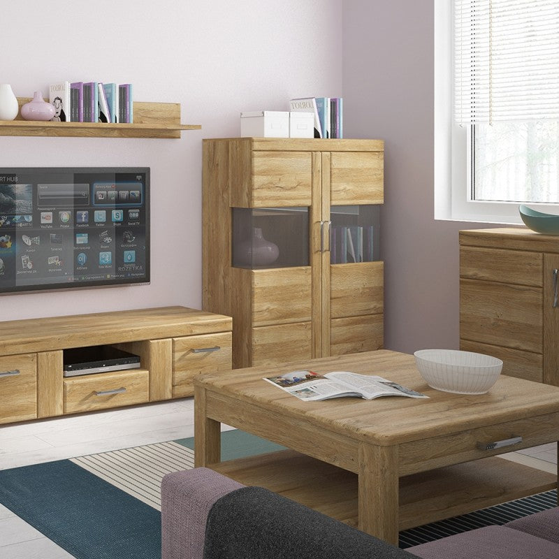 Cortina Compact Oak 2 Door Sideboard