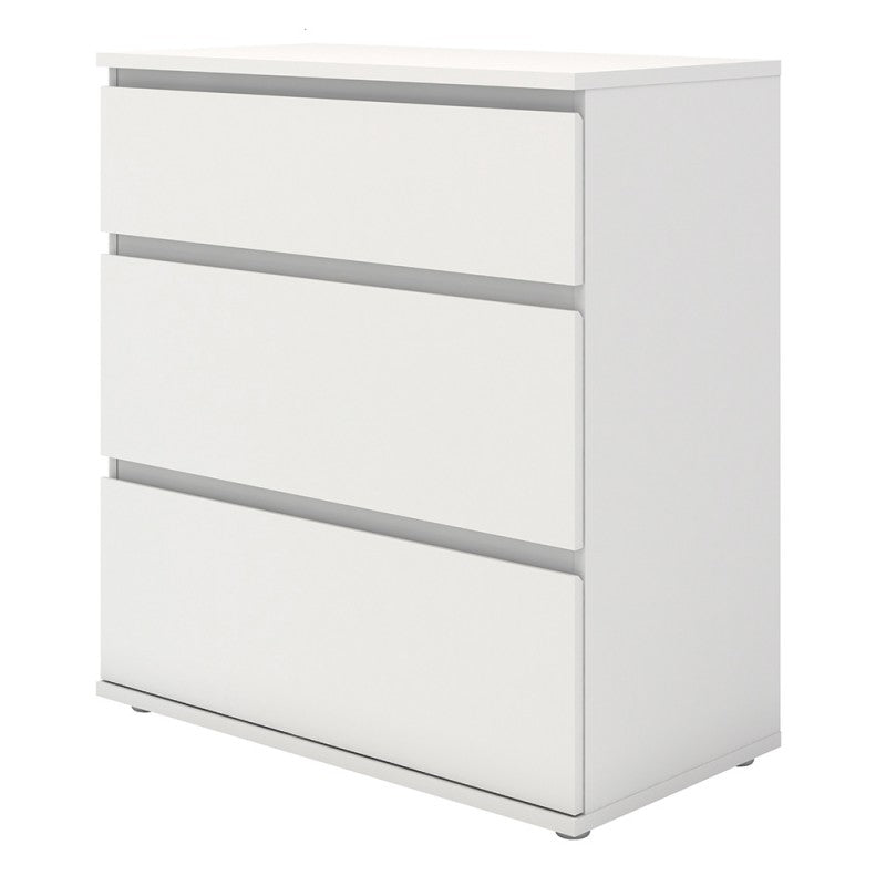 Nova White 3 Drawer Chest