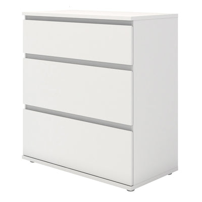 Nova White 3 Drawer Chest