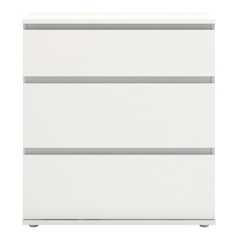 Nova White 3 Drawer Chest