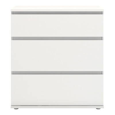 Nova White 3 Drawer Chest