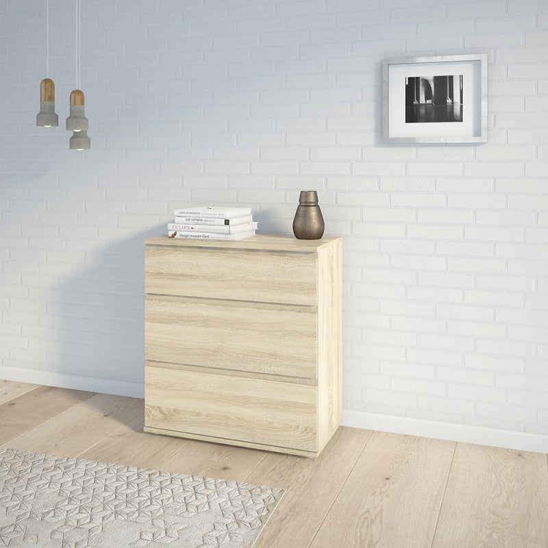 Nova Oak 3 Drawer Chest