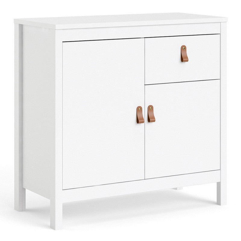 Barcelona White  Sideboard 2 doors + 1 Drawer 