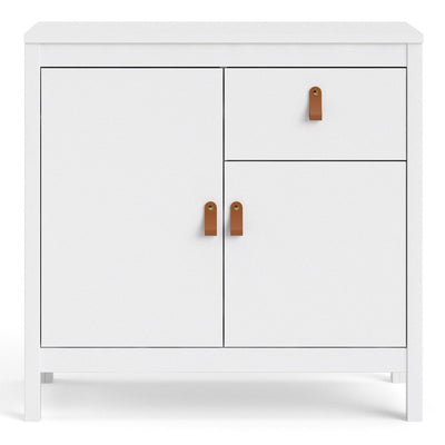 Barcelona White  Sideboard 2 doors + 1 Drawer 