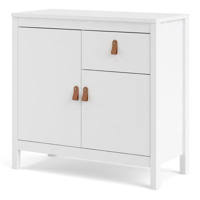 Barcelona White  Sideboard 2 doors + 1 Drawer 