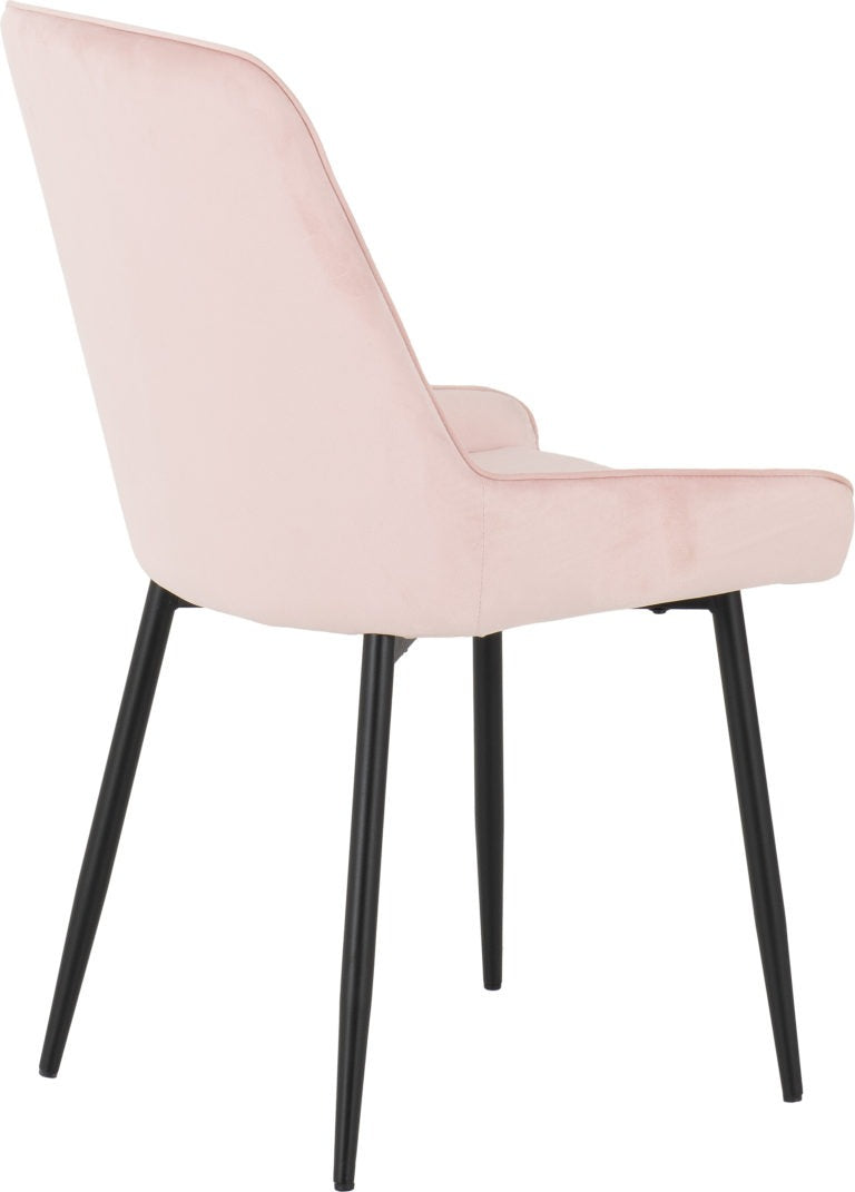 Avery Pink Velvet Dining Chair Set of 2