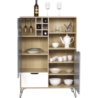 Bergen Tall Sideboard/Wine Rack