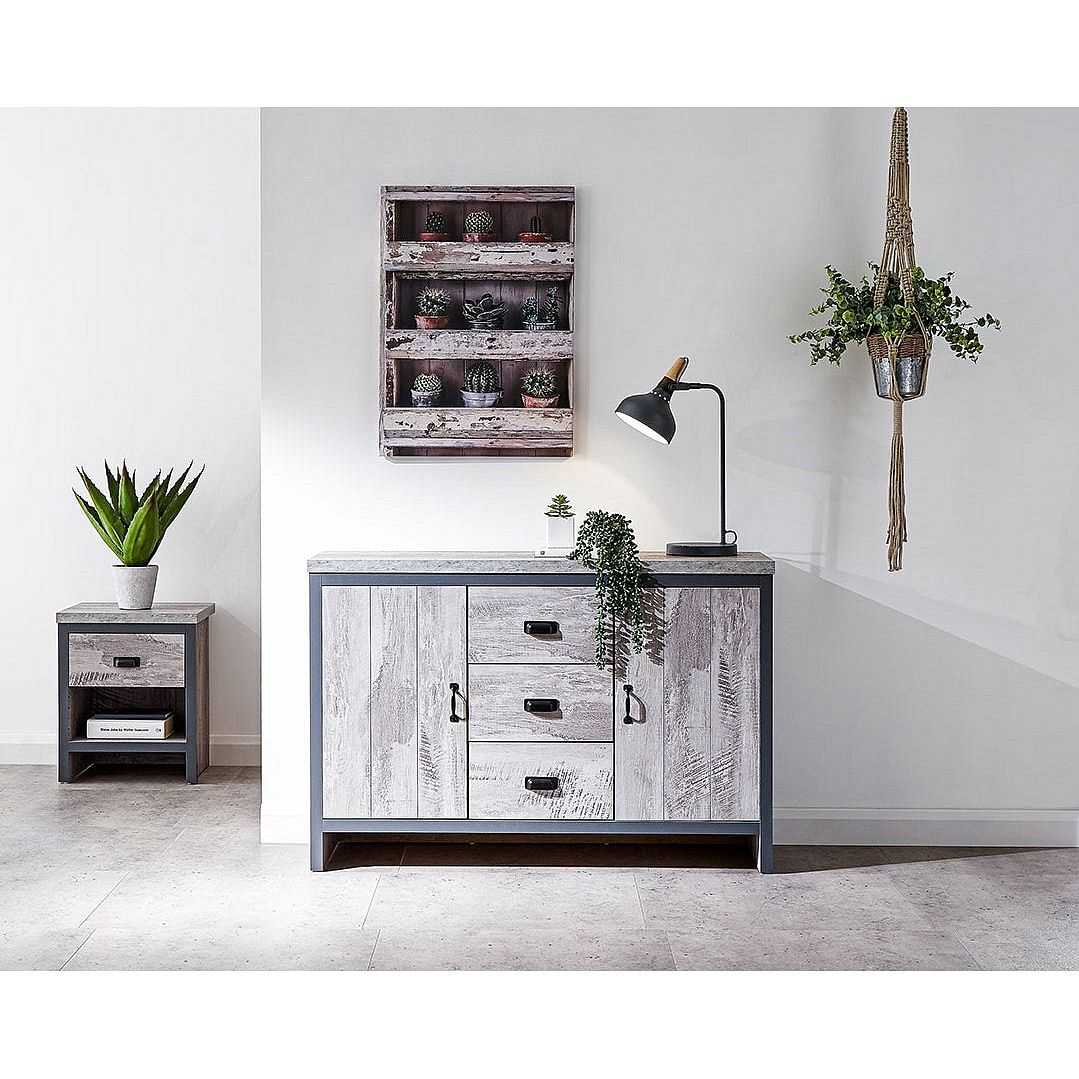 Boshton Grey Sideboard