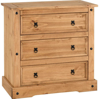 Corona 3 Drawer Chest Pine