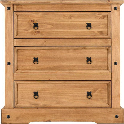 Corona 3 Drawer Chest Pine