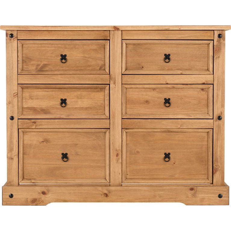 Corona Pine 6 Drawer Chest