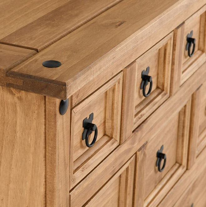 Corona Pine 7 Drawer Merchants Chest