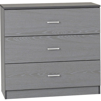 Fenton Grey 3 Drawer Chest