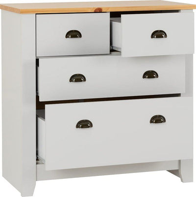 Ludlow Grey 2+2 Drawers