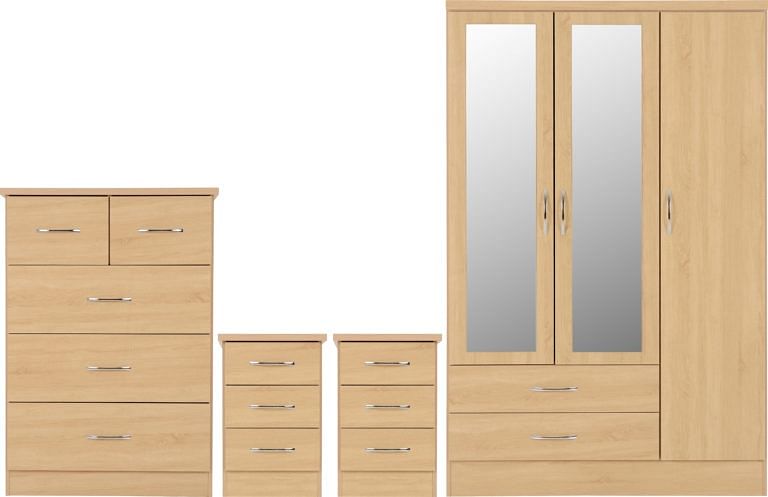 Sonoma Oak 4 Piece Bedroom Set