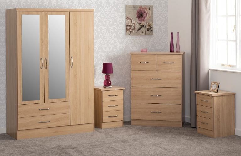 Sonoma Oak 4 Piece Bedroom Set