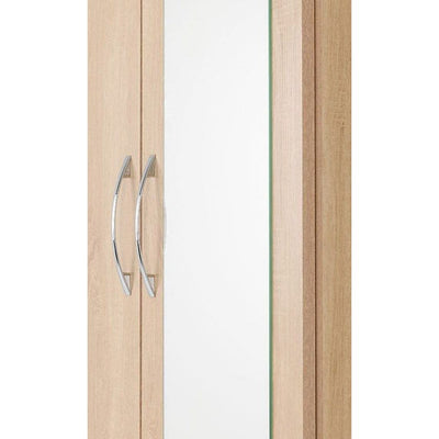 Nevada Sonoma 2 Door Mirrored Wardrobe