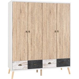 Nordic 4 Door Wardrobe