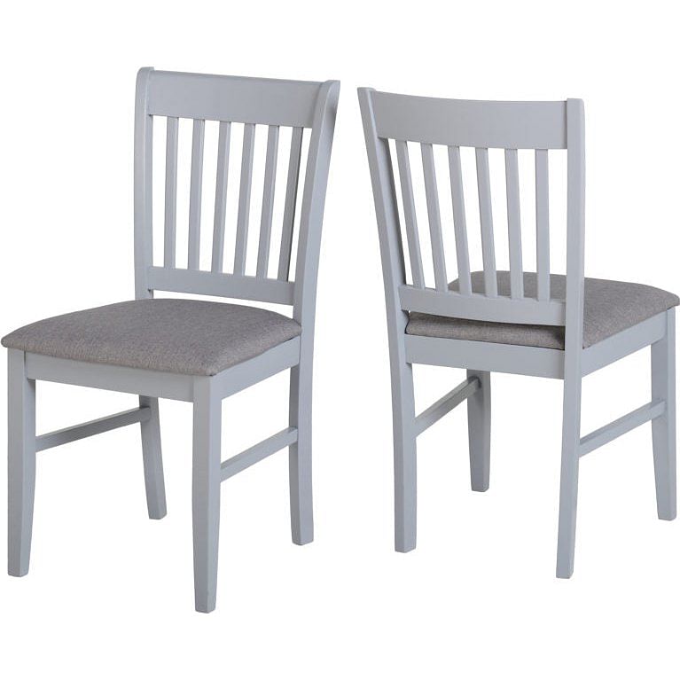 Grey Oxford Chair x 2