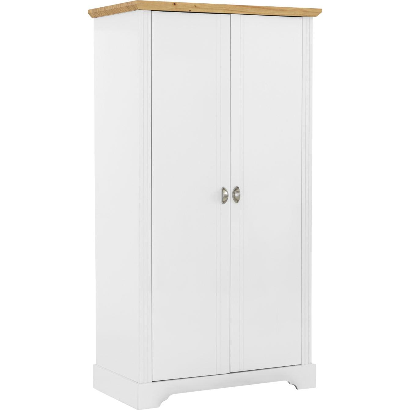 Toledo 2 Door Wardrobe White & Oak