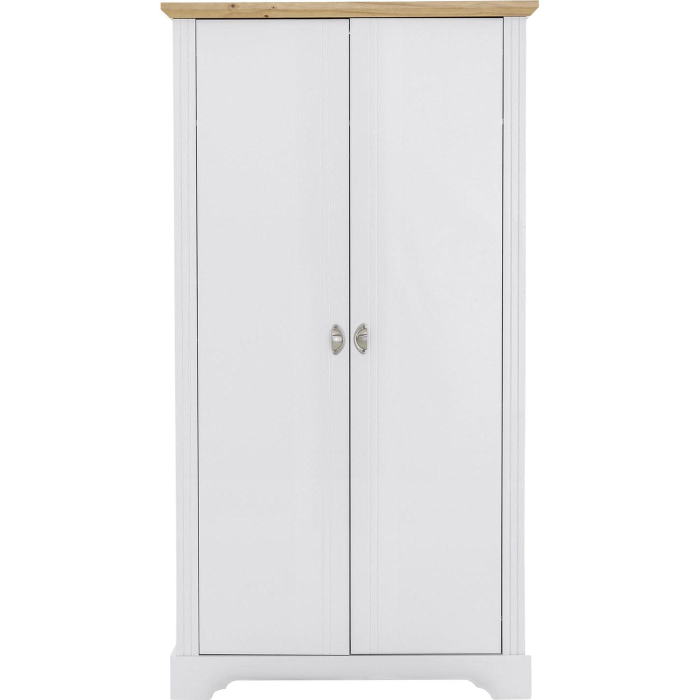 Toledo 2 Door Wardrobe White & Oak