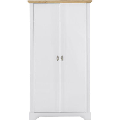 Toledo 2 Door Wardrobe White & Oak