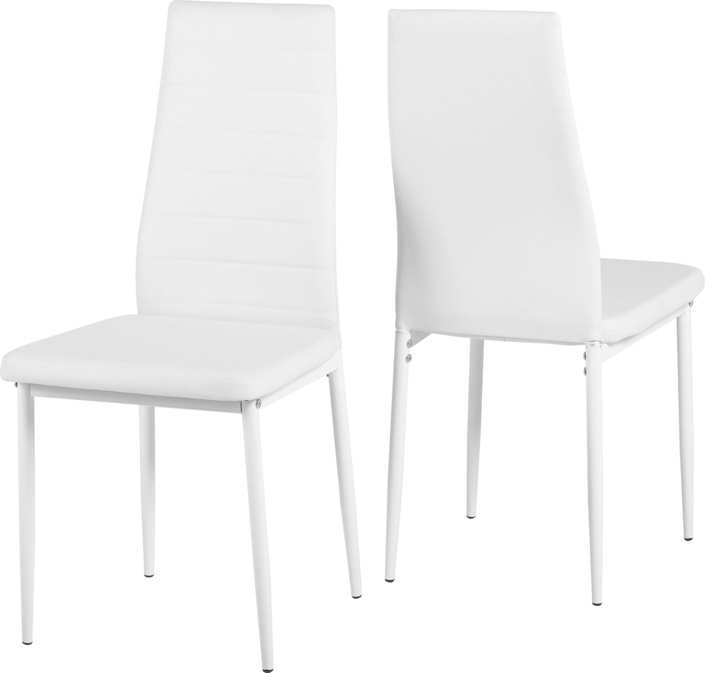 Abbey Dining Chairs Set of 2 Chairs White