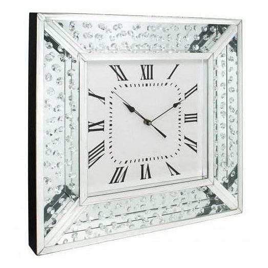 Allure Mirrored Wall Clock