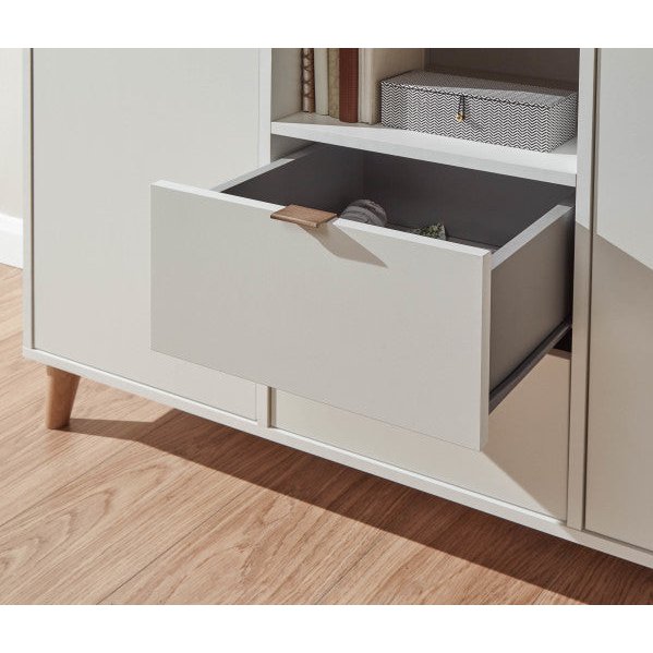 ALMA LARGE SIDEBOARD WHITE/OAK