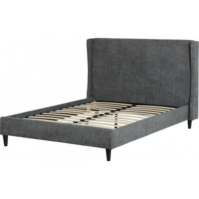 Amelia Grey Fabric Bed Frame