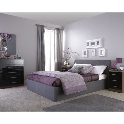 Ashton Grey Ottoman Bed Frame