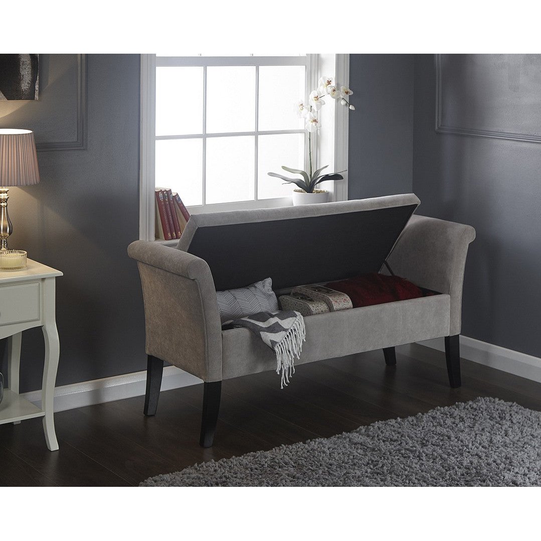 Balamor Grey Window Seat