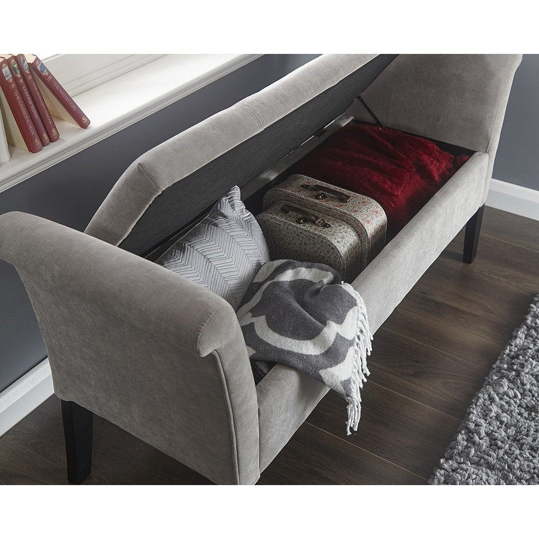 Balamor Grey Window Seat