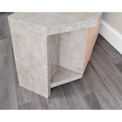 Bloc Concrete Effect 2 Corner TV Unit