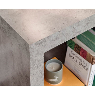 Bloc Concrete Effect Side Table