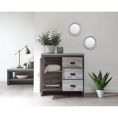 Boshton Grey Compact Sideboard