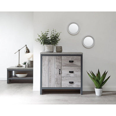 Boshton Grey Compact Sideboard