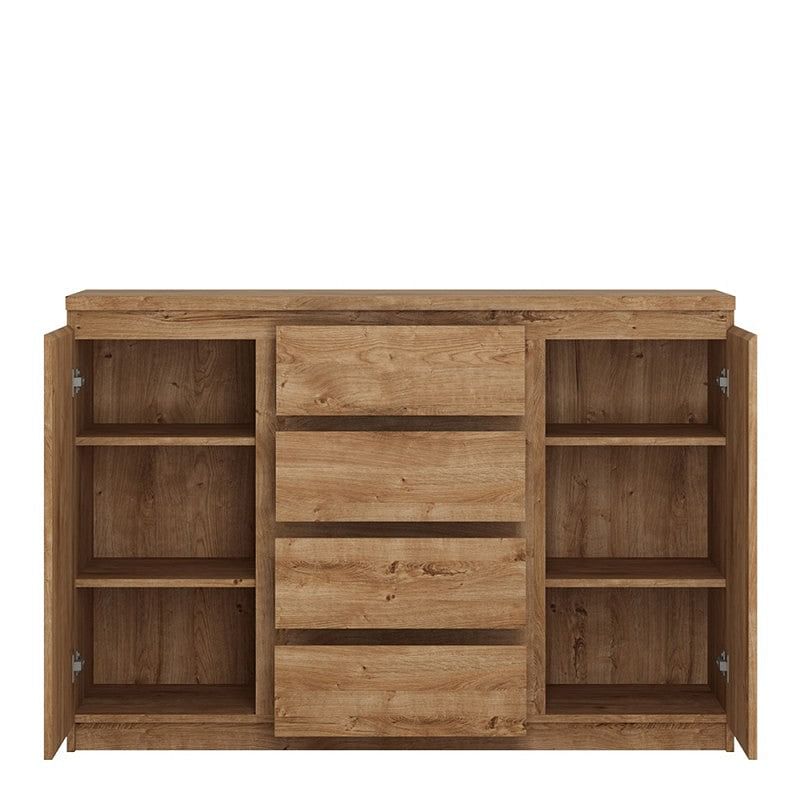 Fribo Oak 2 Door 4 Drawer Sideboard