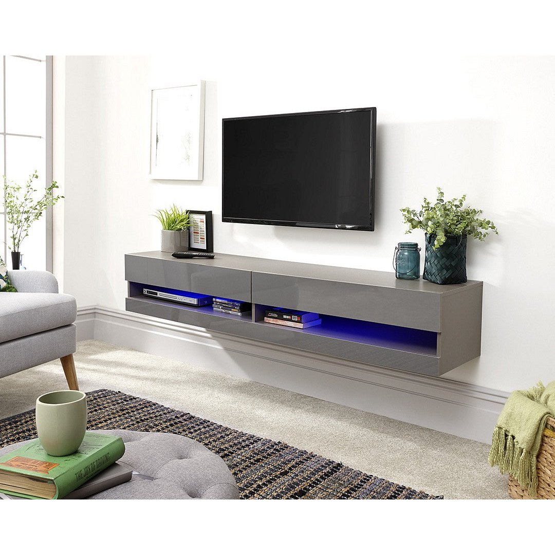 Galicia 180cm Wall TV Unit with LED