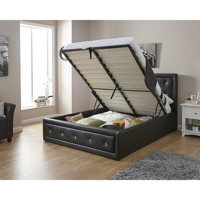 Holly Leather Ottoman Bed Frame