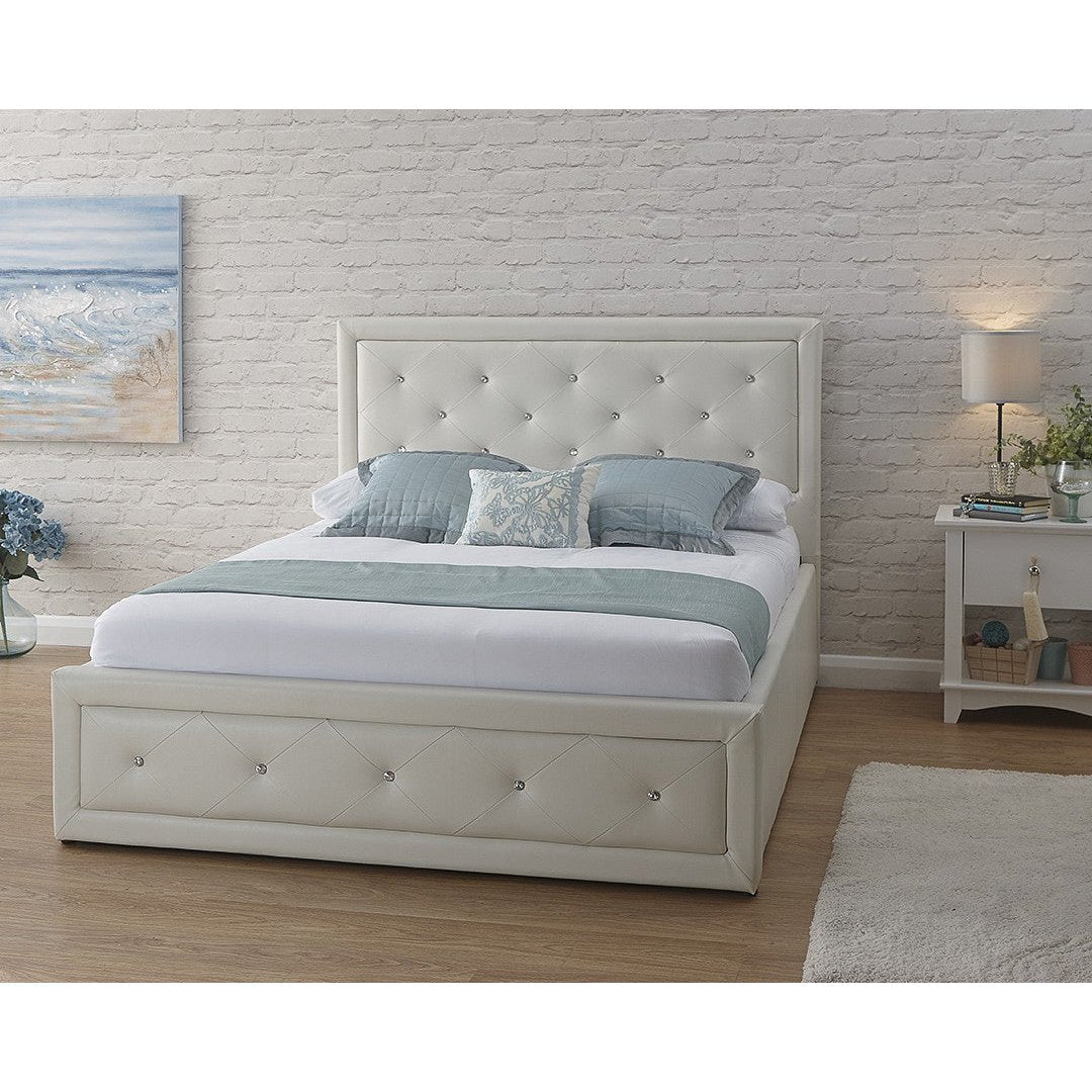 Holly Leather Ottoman Bed Frame