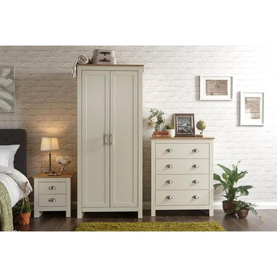 Cream 3 Piece Bedroom Set