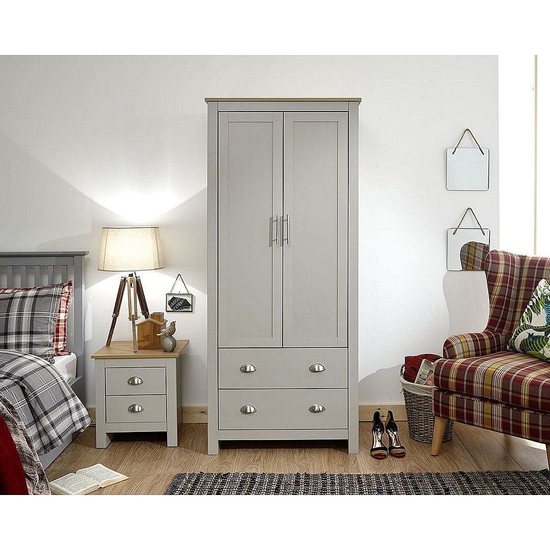 Lancaster 2 Door 2 Drawer Wardrobe