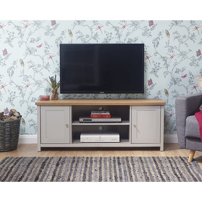 Lancaster Large TV Unit Grey