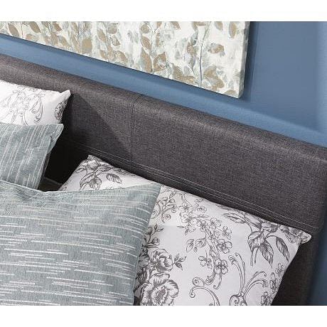 grey side lift ottoman