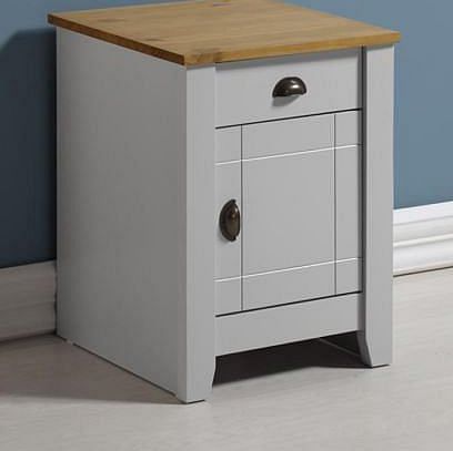 Ludlow Grey 1 Door Bedside