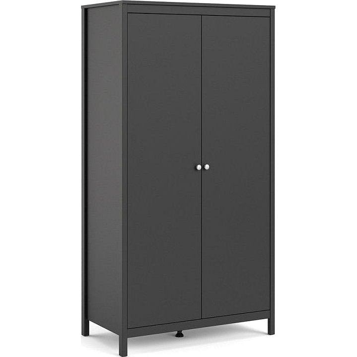 Madrid Black 2 Door Wardrobe