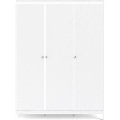 Madrid White 3 Door Wardrobe