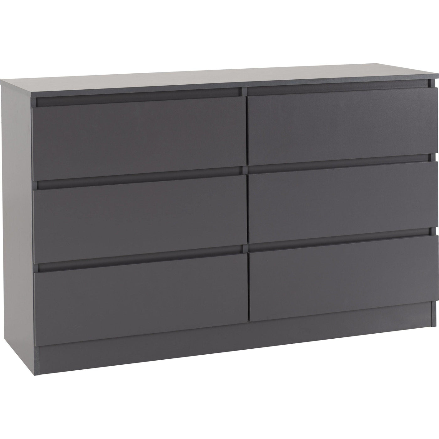 Malvern Grey 6 Drawer Chest